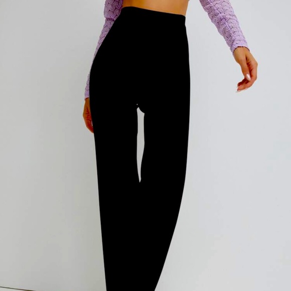Sbetro High Waist Straight Leg Pant In 